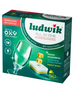 Tabletki do zmywarki (50tabletek) LEMON ALL IN ONE LUDWIK 211648