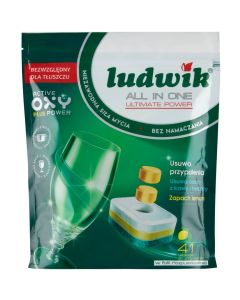 Tabletki do zmywarki LUDWIK(41 tabletek) zapach lemon All In One 228707