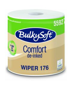 Czyściwo papierowe BulkySoft Comfort de-inked eko (1 sztuka) białe 2w. 176m, 800 odcinków; 55927