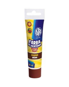 Farba plakatowa tuba 30 ml - brązowa 83110913 ASTRA
