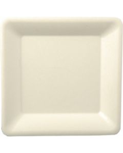 Talerz z trzciny cukrowej kwadratowy 16x16cm biały (50szt) 29303