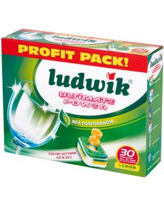 Tabletki do zmywarki LUDWIK(30 tabletek)Lemon Ultimate Power ALLinOne 211649