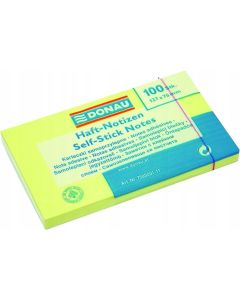 Bloczek samoprzylepny 127x76mm 100k żółty DONAU (7588001-11)