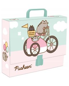 Teczka z rączką XL na prace plastyczne PUSHEEN ST.MAJEWSKI