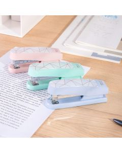 Zszywacz 25 kartek 24/6 26/6 MACARON zielony 0402F GREEN DELI