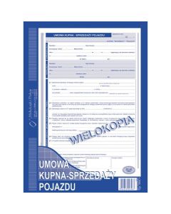 650-1 Umowa kupna - sprzedaży pojazdu MICHALCZYK&PROKOP A4 40 kartek