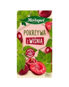 Herbata HERBAPOL owocowo-ziołowa (20 saszetek) Pokrzywa z Wiśnią 30g