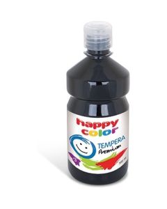 Farba TEMPERA Premium 500ml czarna HAPPY COLOR HA 3310 0500-9