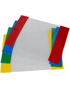 Okładki na zeszyty szkolne A4 kolorowe 25 sztuk 30x43,7cm OZK-02 BIURFOL