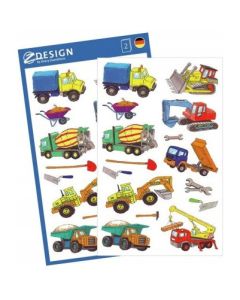 Naklejki dla dzieci NA BUDOWIE 53209 Z-DESIGN AVERY ZWECKFORM