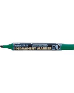 Marker permanentny NLF60 zielony ścięty z tłoczkiem płynny tusz PENTEL