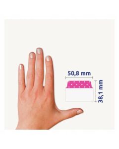 Zakładki indeksujące samoprzylepne 50,8x38,1mm kolorowe z wzorem kropki Ultra Tabs 74773 AVERY ZWECKFORM