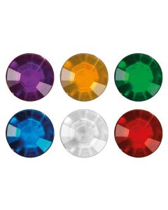Kryształki samoprzylepne okrągłe 78szt. 7mm 627748 TITANUM