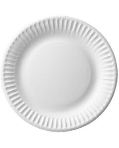 Talerzyk papierowy biały średnica 15cm (100 sztuk) 7500015 215g Think`n Pack