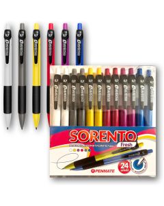 Długopis automatyczny SORENTO FRESH niebieski 0.7mm mix kolor PENMATE TT8978