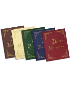 Księga Pamiątkowa złocona brązowa 255x320mm 100kartek 319-034 WARTA