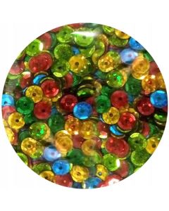 Cekiny hologramowe 6mm mix kolorów MH6 BREWIS