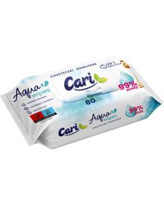 Chusteczki nawilżane CARI Aqua (80 chusteczek)