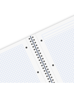 Kołozeszyt A5 80k kratka ECO PP OCEAN czarny 400198753 HERLITZ