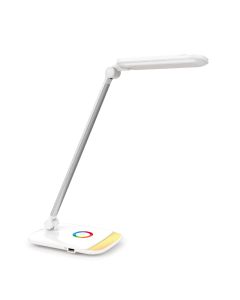 Lampka biurkowa led PLATINET biała 12W z funkcją lampki nocnej (43804)