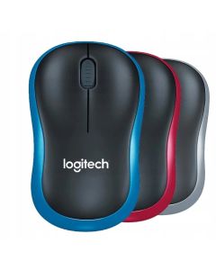 Mysz bezprzewodowa LOGITECH optyczna M185 niebieska 910-002239