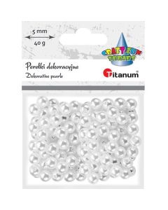 Perełki białe 8mm 40g 363617