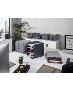 Pojemnik VARICOLOR z 3 kolorowymi szufladkami 7603-27 DURABLE