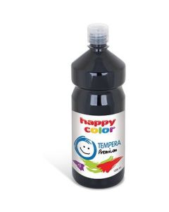 Farba TEMPERA Premium 1000ml czarna HAPPY COLOR 3310 1000-9