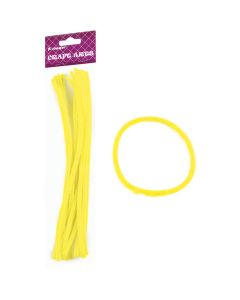 Druciki kreatywne żółte 6mm, dł.30cm (15) FANDY 170-2548