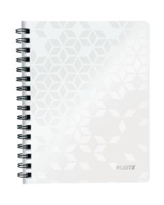 Kołonotatnik w kratkę A5 PP Leitz WOW, biały 46410001