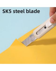 Nożyk biurowy Linfini ostrze łamane 18mm różowy EM530P DELI