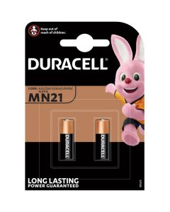 Bateria DURACELL MN21/A23/23A/V23GA/LRV08/8LR932 alkaliczna do pilota samochodowego blister (2szt)