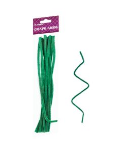 Druciki kreatywne zielone 6mm, dł.30cm (15) FANDY 170-2547