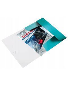 Teczka z gumką LEITZ WOW 15mm 150k A4 turkusowa 45990051
