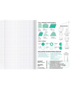 Zeszyt A5 60k kratka margines ściągi MATEMATYKA 400181524 TOP 2000