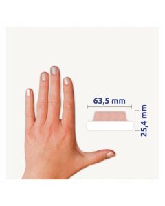 Zakładki indeksujące samoprzylepne 63,5x25,4mm kolorowe ze wzorem Ultra Tabs 30123 AVERY ZWECKFORM