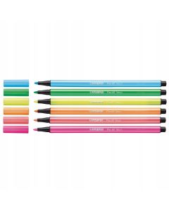 Flamaster STABILO PEN 6806-1 6szt fluo