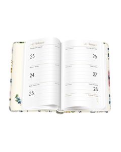 Kalendarz książkowy A6 192 Metallic stripes INTERDRUK