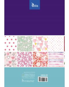 Zeszyt papierów kreatywnych A4 16k 100g KB030-09 TETIS