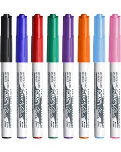 Marker VELLEDA 1741 suchościeralny mix kol. 8szt. okrągła końcówka 503844 BIC