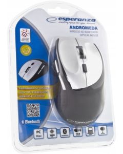 Mysz bluetooth optyczna 6D srebrna andromeda EM123S ESPERANZA