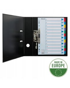 Przekładki kartonowe MYLAR A4 1-12 białe 100162 ESSELTE