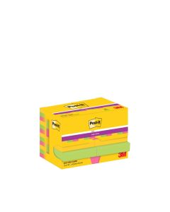 Bloczki samoprzylepne POST-IT Super Sticky, 47,6 x47,6mm 12x90kart. CARNIVAL 3M4064035065744
