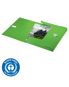 Teczka poszerzana Recycle A4 PP zielona 46230055 LEITZ