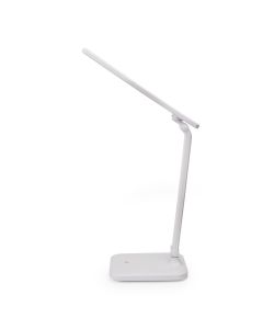 Lampka biurkowa led PLATINET REMUS biała 5W 250lm 4500K z gniazdem USB-A (46010)