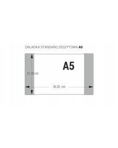 Okładka standard zeszytowa A5 212 (50szt.) OZK-01 BIURFOL
