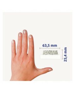 Zakładki indeksujące samoprzylepne 63,5x25,4mm srebrne holograficzne Ultra Tabs 74179 AVERY ZWECKFORM